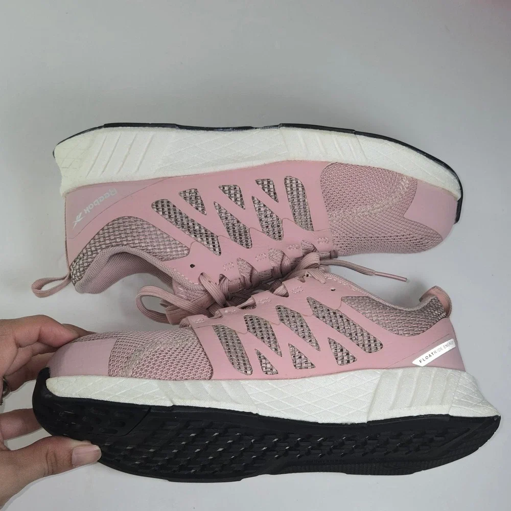 Reebok Womens Floatride‎ Energy Running Shoes Pink Athletic Sneakers Size 7M